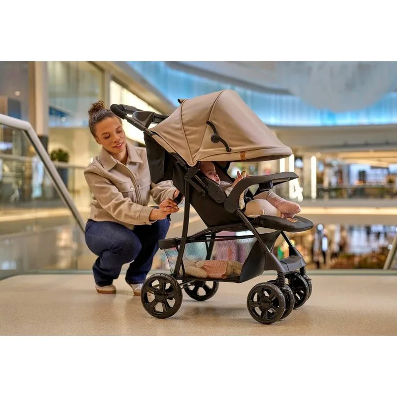 Buggy EMMA PLUS by Lionelo in Beige, 103 × 52 × 105 mm – product photo 3 of 3