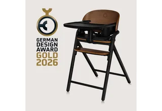 Celia 3-in-1 Houten Kinderstoel – Van Baby tot Volwassene – Verstelbare Zitting & Voetsteun – 5-punts Gordel – Eco-leer Bekleding – Inclusief BabySet & Eetblad – Draagvermogen tot 110 kg von Lionelo in Schwarz – Produktfoto 3 von 4