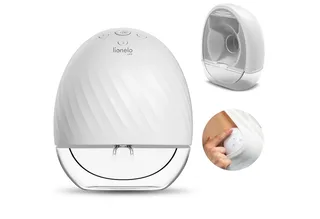 Elektrische Milchpumpe Fidi Free, Set, Elektrische Milchpumpe, Frei Hände Milchpumpe, Sehr leise, USB-C, Akku mit hoher Kapzität by Lionelo in White – product photo 1 of 5