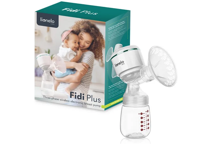 Fidi Plus - Borstkolf - Batterij met hoge capaciteit voor maximaal 150 minuten - Timer - Praktische pauze by Lionelo in White – product photo 2 of 5