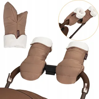 Handmuff Oli – Kinderwagen handmoffen – Warme water- en winddichte voor duwstang – Universele maat – Magnetische bevestiging – Zachte Shu-voering – Winter handwarmer voor buggy en wandelwagen – Warm comfort voor koude winterdagen