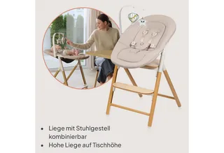 Hochstuhl CELIA (3-in-1-Hochstuhl Komplettset), 3in1/Einhandverstellung/Kunstleder/Tablett/Babyset enthalten by Lionelo in Celia SET – product photo 4 of 5