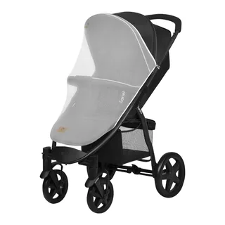 Kinder-Buggy ANNET PLUS, Fußdecke, großer Korb, ab 0 bis 36 Monate von Lionelo in Schwarz – Produktfoto 3 von 3