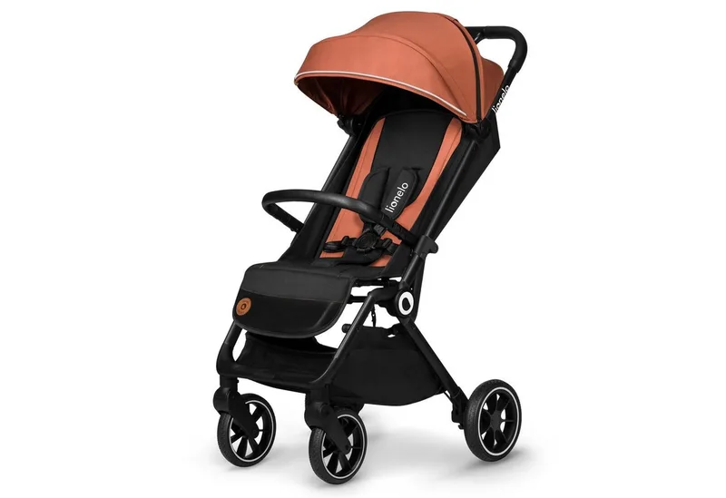 Kinder-Buggy CLOE, Alu– nur 8,2 kg/ bis zu 22 kg /Airline-Gepäck (PREMIUM) AUTO-FOLDING by Lionelo in Braun – product photo
