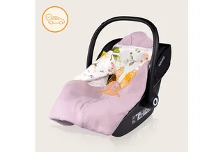 Kinderdecke TRAVEL SWADDLE BLANKET, lionelo, Hypoallergene Materialien/Bambus und Baumwolle/TOG 2,5 by Lionelo in Pink – product photo 4 of 5