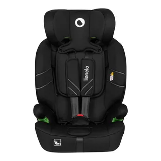 Levi - Autostoel - vanaf 1,5 tot 12 jaar (76-150 cm / 9-36 kg / Groep 1/2/3) - Comfortabele Brede Zitting - Memory Foam - 10-standen Hoofdsteun - i-Size Autostoeltje by Lionelo in Black – product photo 2 of 3