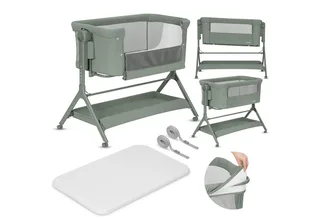 Reisebett LEONIE PLUS (Set, Set) SUPER Babytragetasche, Wiege, freistehendes Babybett by Lionelo in Green – product photo 1 of 4