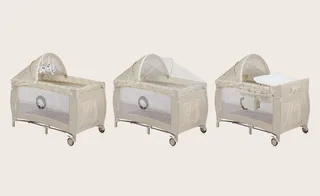 Reisebett Sven Plus 2in1 by Lionelo in Beige, 71 × 86 × 127 mm – product photo 2 of 5