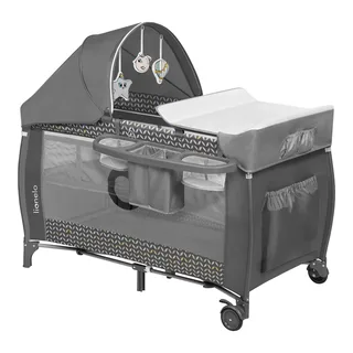 Reisebett Sven Plus 2in1 by Lionelo in Grey, 71 × 86 × 127 mm – product photo 1 of 3