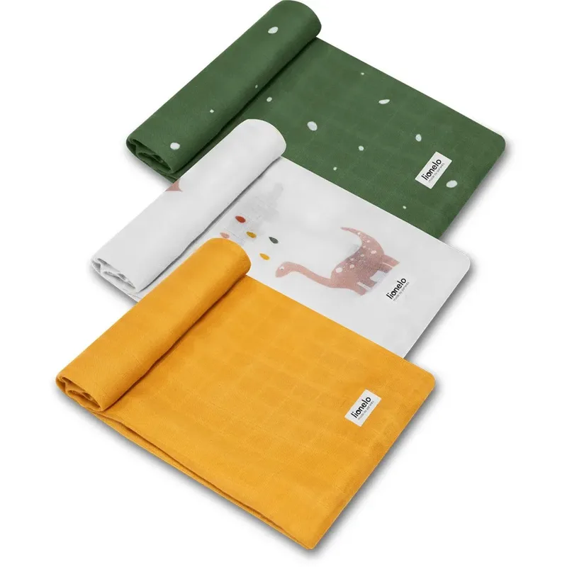Set Dino Bamboo Deken de Lionelo – photo produit