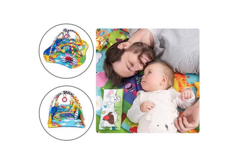 Spielbogen ANIKA PLUS, Schnelles Aufstellen, Anpassung an das Kind, Interaktives Buch de Lionelo en Bleu, Jaune – photo produit 5 sur 5