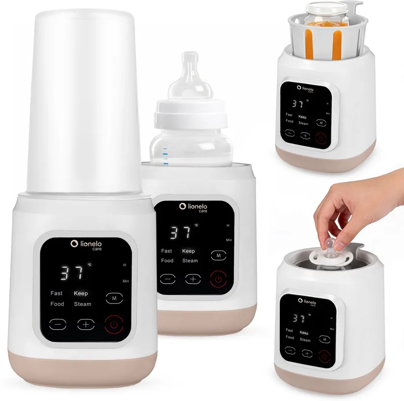 ThermUP 3.0 – Baby Flessenwarmer 6in1: Sterilisator, Flesverwarmer, Snel Opwarmen & Ontdooien, Warmhouden 24u, Vloeistoffen en Eten - Flessen - 35-100°C - 400W - BPA-FREE by Lionelo in Wit – product photo