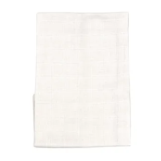 Hydrofiele Luiers – 6 Stuks – 60x60 cm – 100% Katoen – Uni van Little Boo in Wit – productfoto 3 van 4