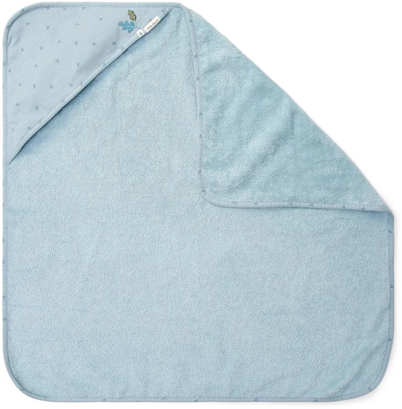 Badcape - 75 x 75 - Essentials van Little Dutch in Blauw – productfoto