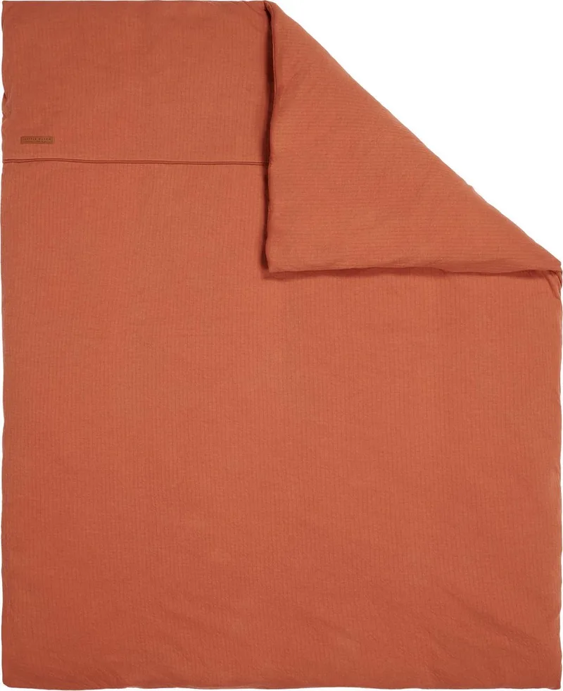 Dekbedovertrek wieg Pure Rust de Little Dutch en Roest – photo produit