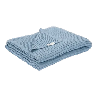 Deken Ledikant Little Dutch Pure Denim Blue Gebreid fra Little Dutch – produktbillede 2 af 2