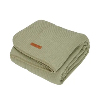 Deken Ledikant Little Dutch Pure&Soft Pure Olive fra Little Dutch – produktbillede 1 af 2
