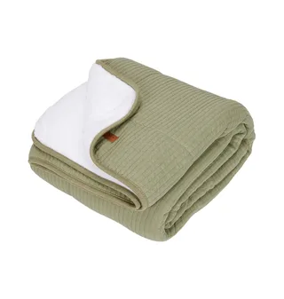 Deken Ledikant Little Dutch Pure&Soft Pure Olive fra Little Dutch – produktbillede 2 af 2
