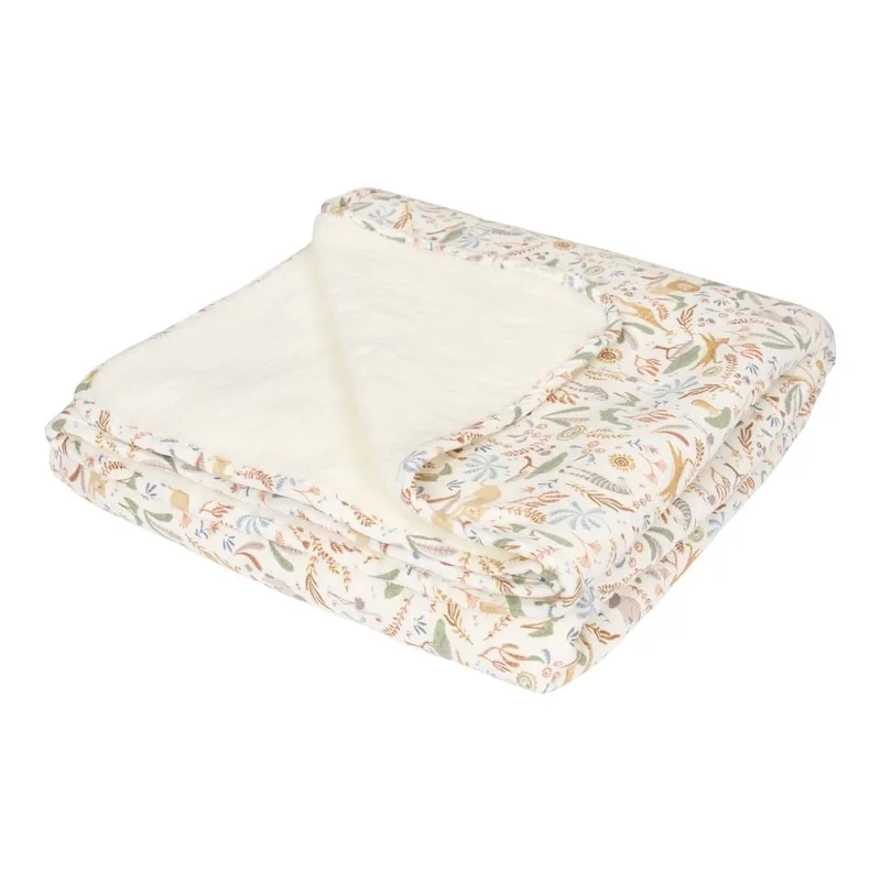 Deken Wieg Litte Dutch Fleece Safari Wonders fra Little Dutch – produktbillede 2 af 3