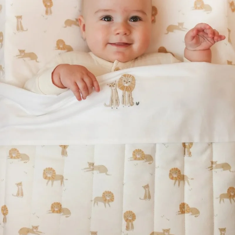 Deken Wieg Little Dutch Safari Leo Geel fra Little Dutch – produktbillede 3 af 3