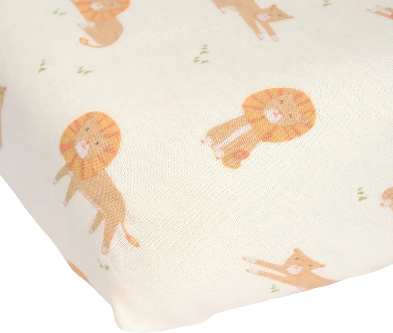 Hoeslaken 90x200 - Safari Leo TE10926047 by Little Dutch in Yellow – product photo