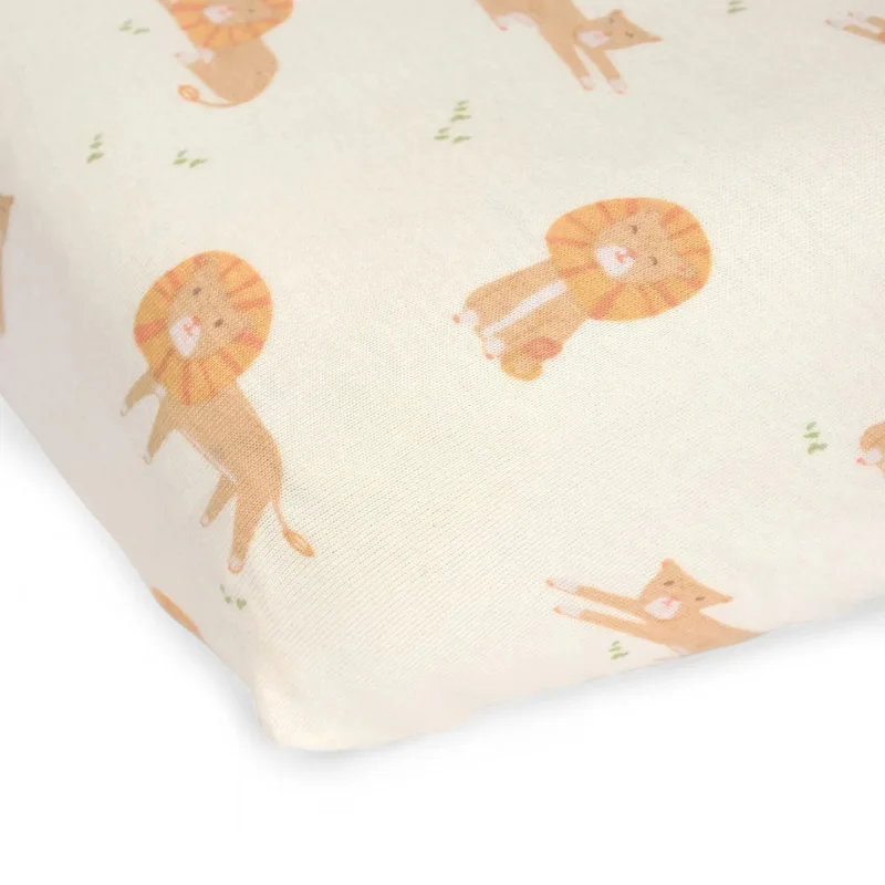 Hoeslaken Ledikant Little Dutch Safari Leo Geel van Little Dutch – productfoto