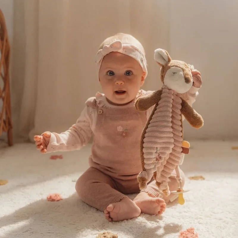 Knuffeldoekje knuffel Hert - Fairy Garden van Little Dutch in Meerkleurig – productfoto 4 van 4