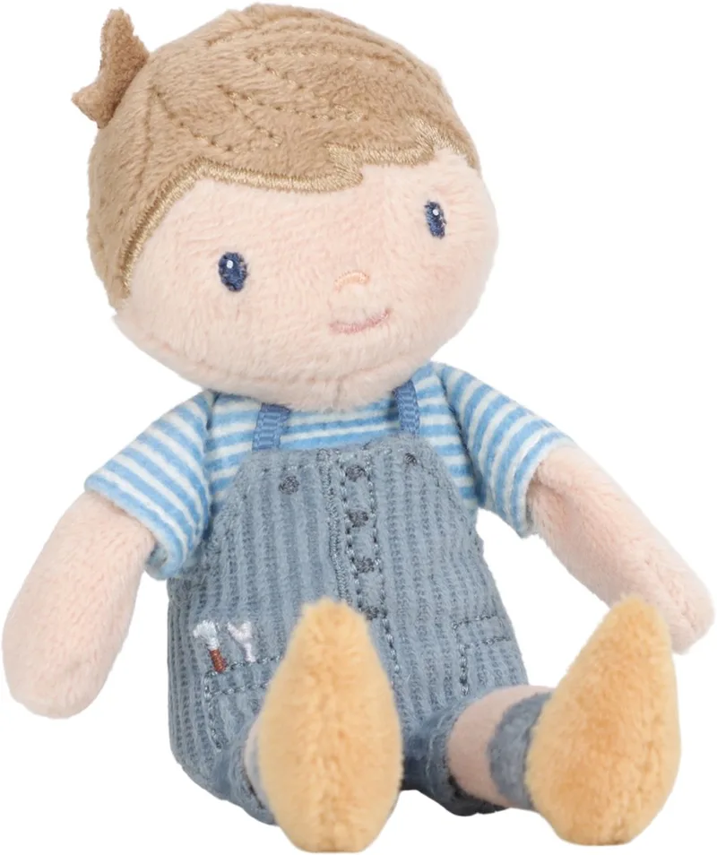 Knuffelpop - Jim - 10 cm de Little Dutch en Bleu – photo produit