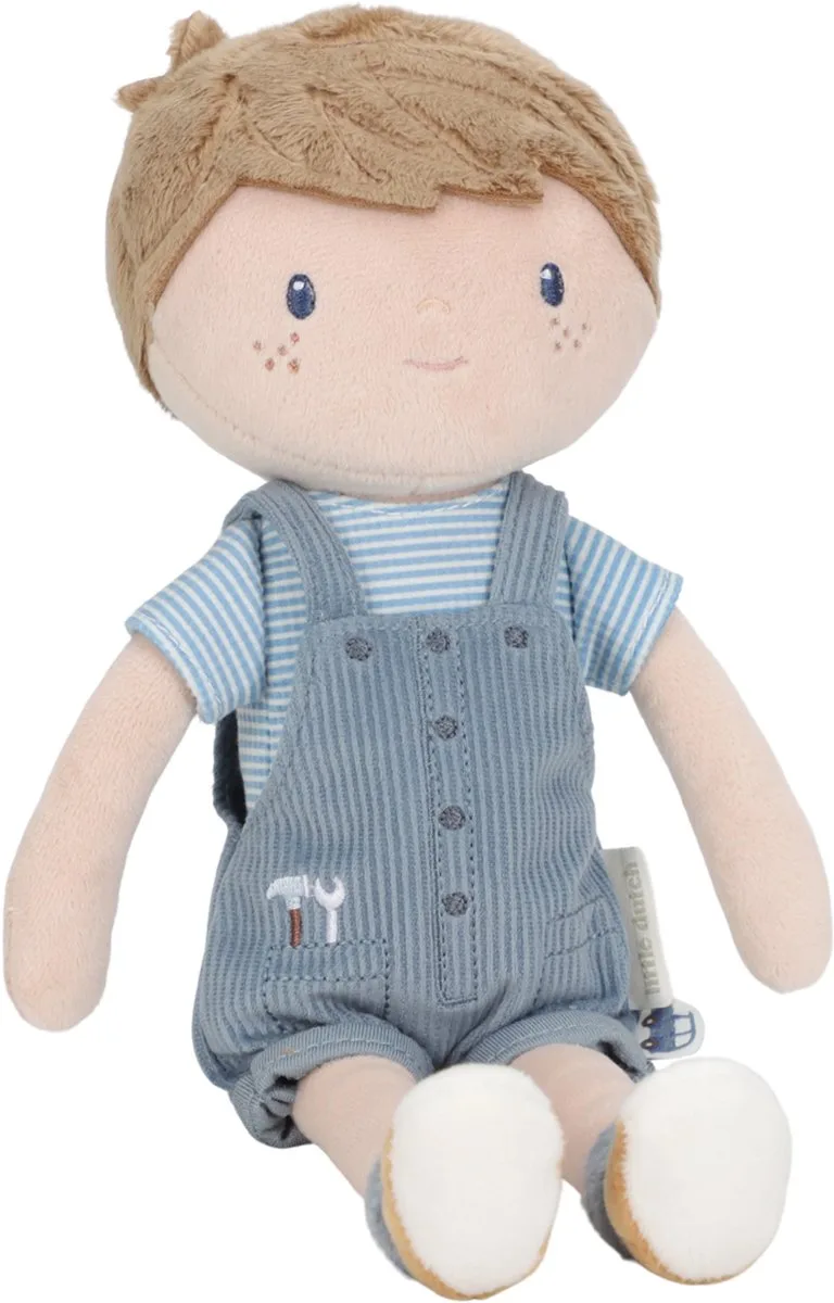 Knuffelpop - Jim - 35 cm de Little Dutch en Bleu – photo produit