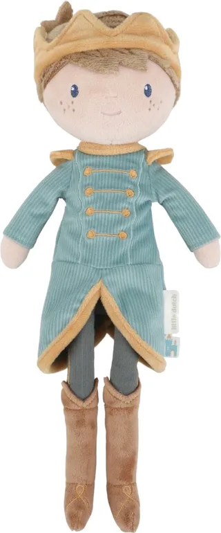 Knuffelpop – Prins Jim – 35 cm fra Little Dutch i Grøn – produktbillede 1 af 2