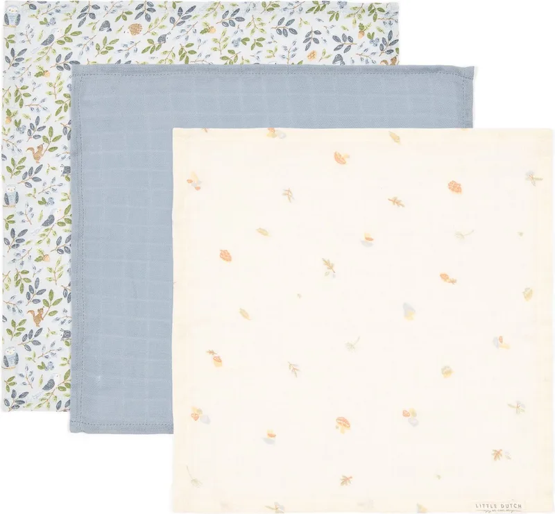 Monddoekjes set - Forest Friends de Little Dutch en Bleu – photo produit