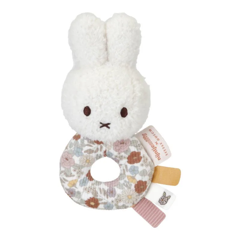 Nijntje rammelaar vintage little flowers de Little Dutch – photo produit