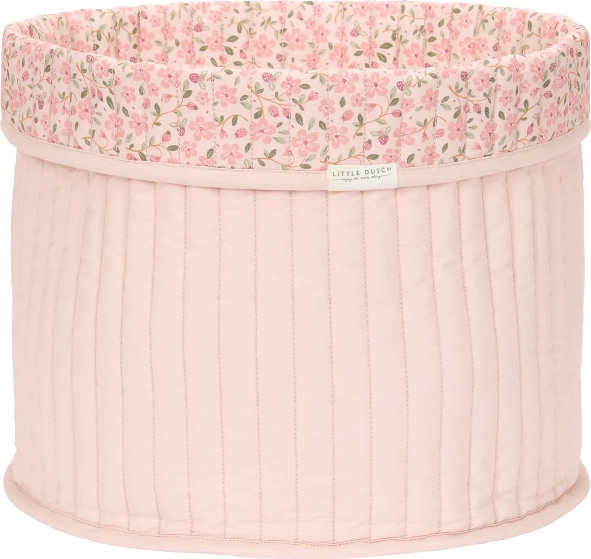 Opbergmand groot - Fairy Garden - Fairy Floral van Little Dutch in Roze – productfoto