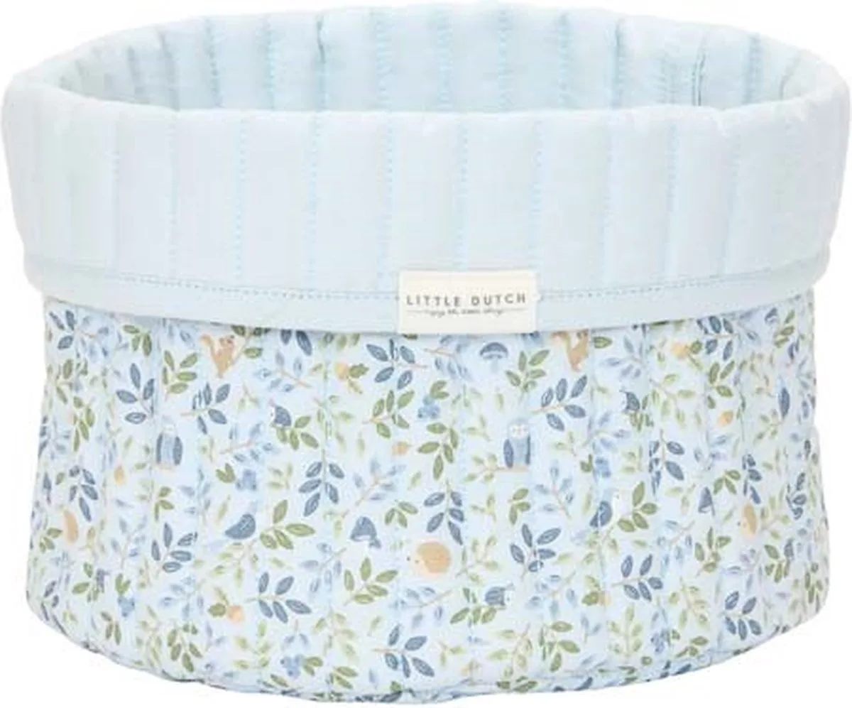 Opbergmand klein - Forest Friends - Forest Adventure van Little Dutch in Blauw – productfoto