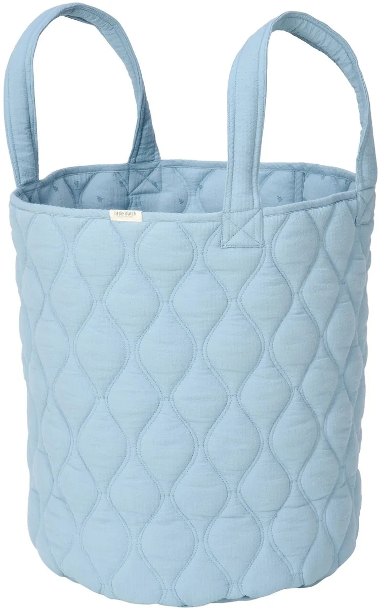 Pure Opbergmand Groot - Denim Blue van Little Dutch in Blauw – productfoto