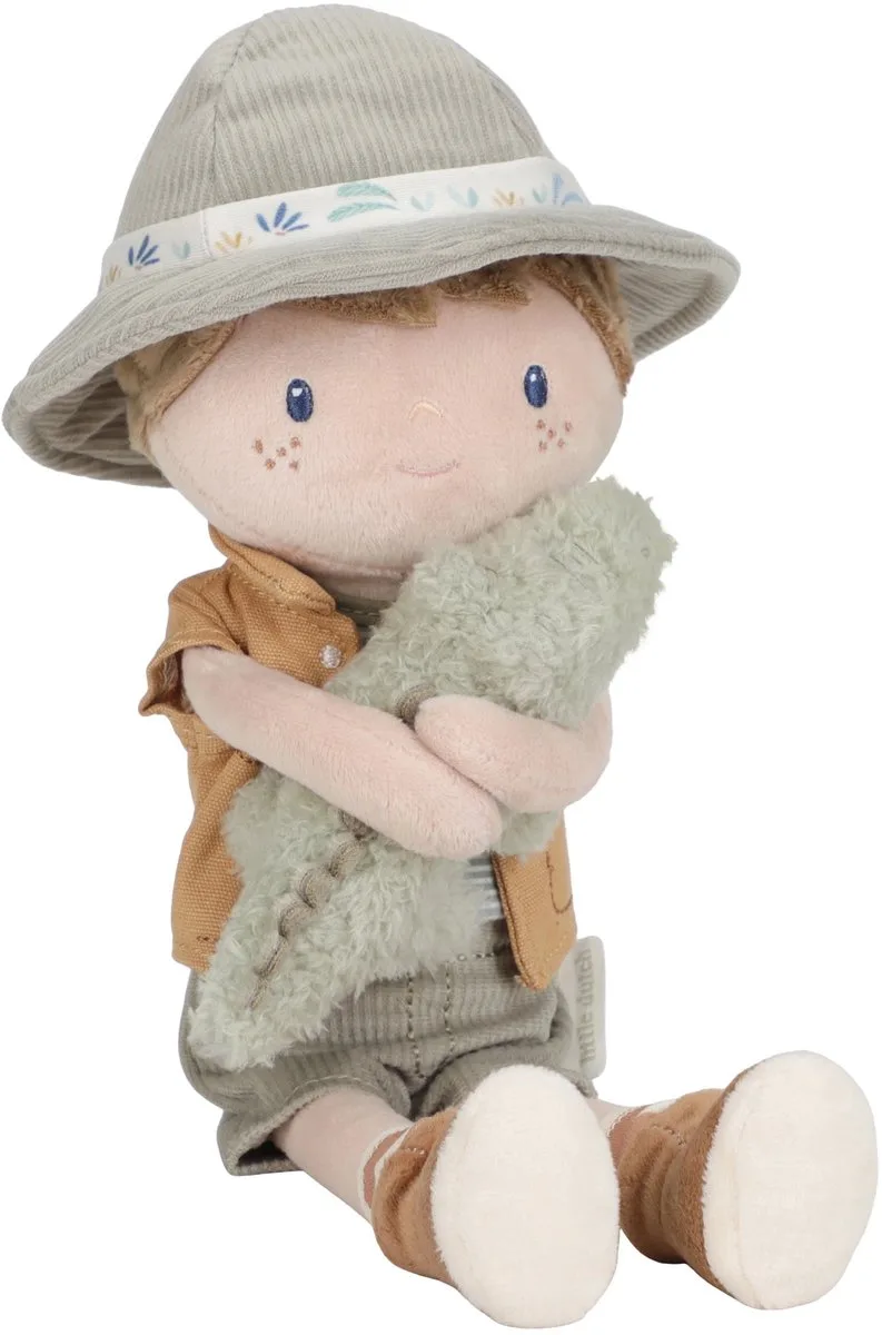 Safari Friends Knuffelpop Jim by Little Dutch in Green – product photo