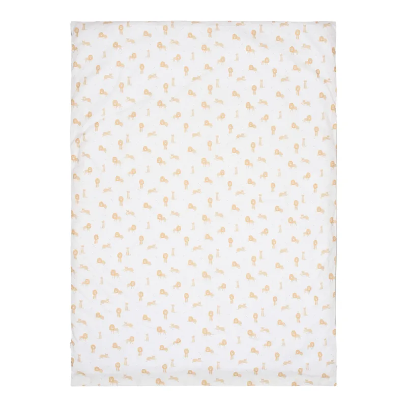 Safari Leo Dekbedovertrek - 120 x 150 cm van Little Dutch in Groen – productfoto 4 van 4