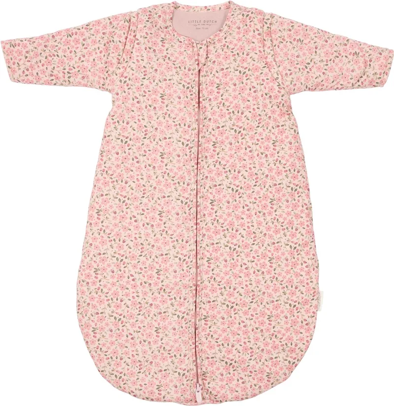 Slaapzak winter 70 cm - Maat 70 cm - Fairy Garden - Fairy Floral från Little Dutch i Rosa – produktbild