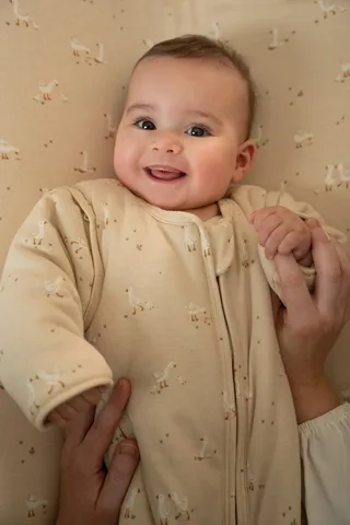 Slaapzak winter – Maat 70 cm – Newborn Naturals – Little Goose by Little Dutch in Beige – product photo 4 of 4