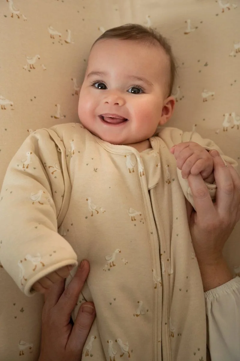 Slaapzak winter – Maat 70 cm – Newborn Naturals – Little Goose by Little Dutch in Beige – product photo 4 of 4