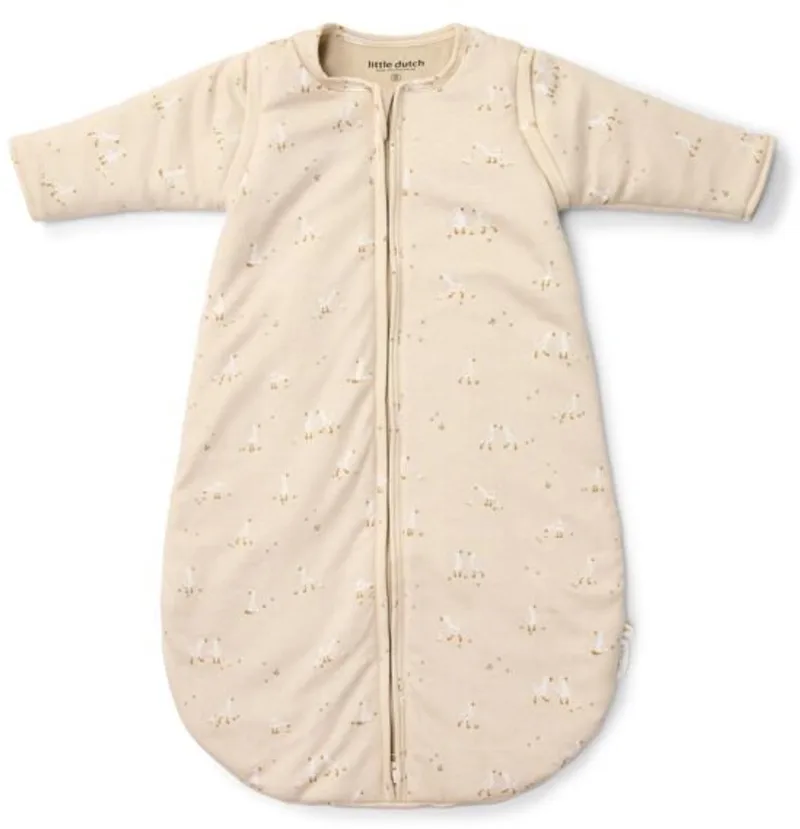 Slaapzak winter – Maat 70 cm – Newborn Naturals – Little Goose de Little Dutch en Beige – photo produit