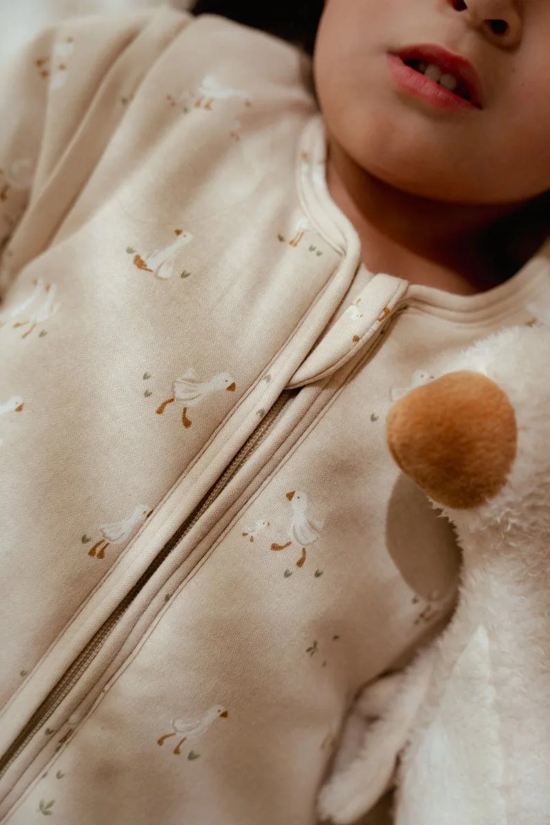 Slaapzak winter – Maat 90 cm – Newborn Naturals – Little Goose by Little Dutch in Beige – product photo 4 of 4