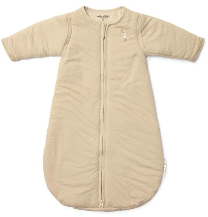 Slaapzak winter – Maat 90 cm – Newborn Naturals – Little Goose van Little Dutch in Beige – productfoto
