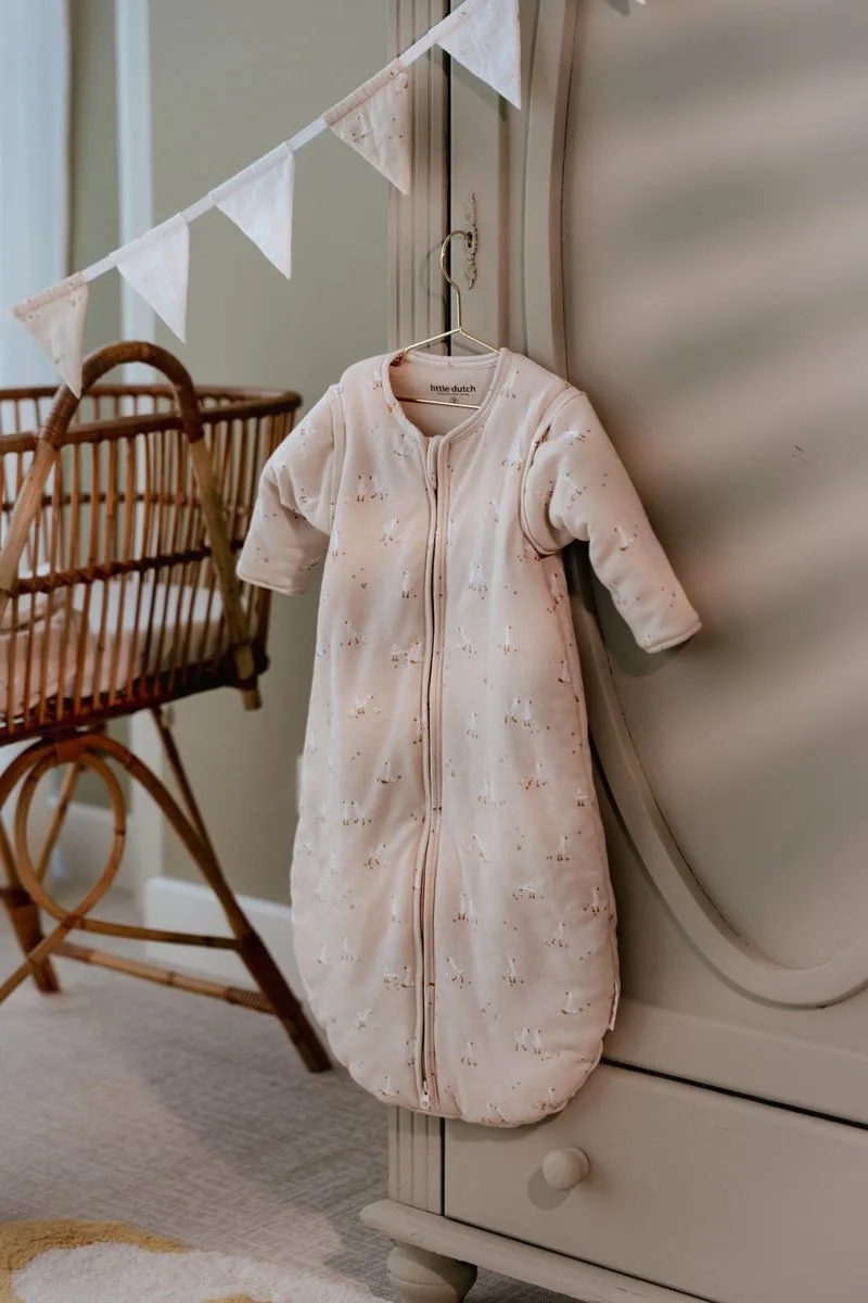 Slaapzak winter – Maat 90 cm – Newborn Naturals – Little Goose by Little Dutch in Beige – product photo 3 of 4
