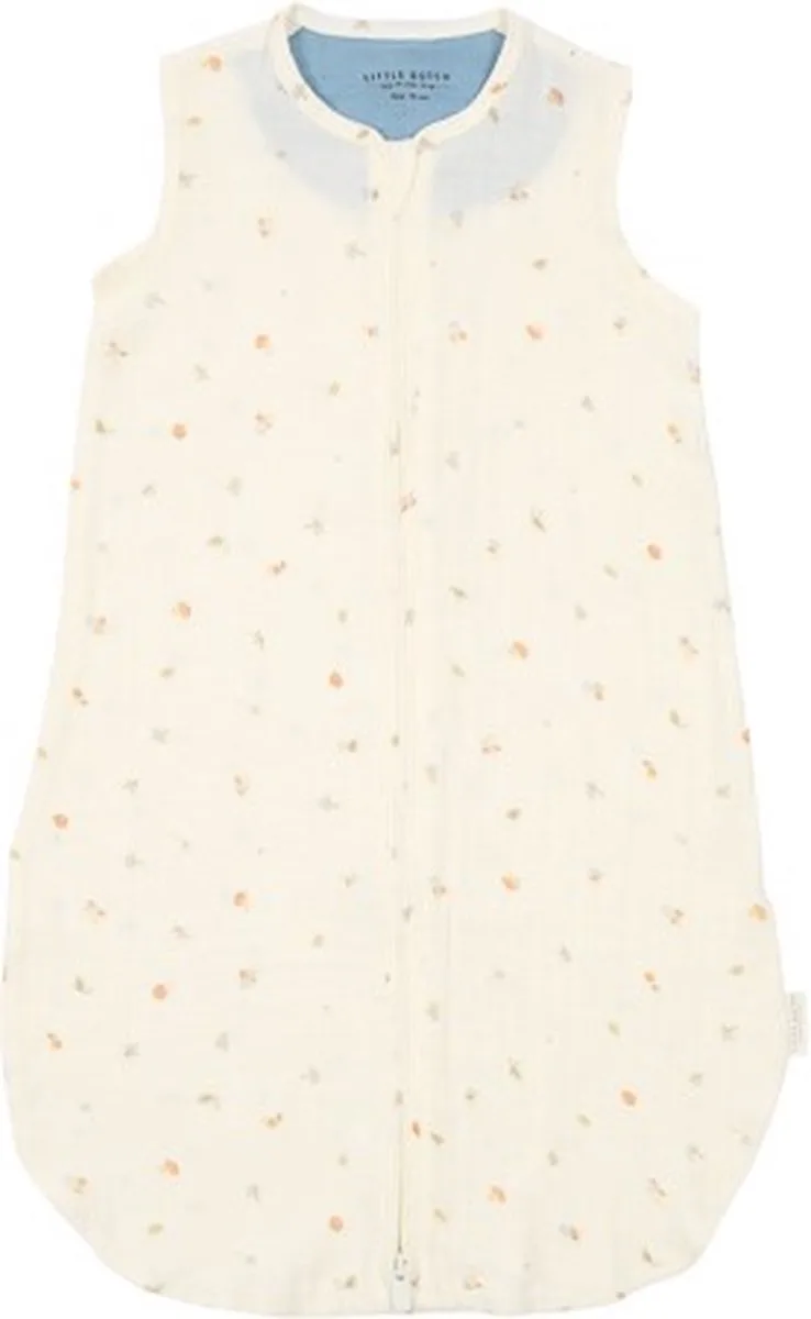 Slaapzak zomer hydrofiel 70 cm - Maat 70 cm - Forest Friends - Forest Treasures van Little Dutch in Wit – productfoto