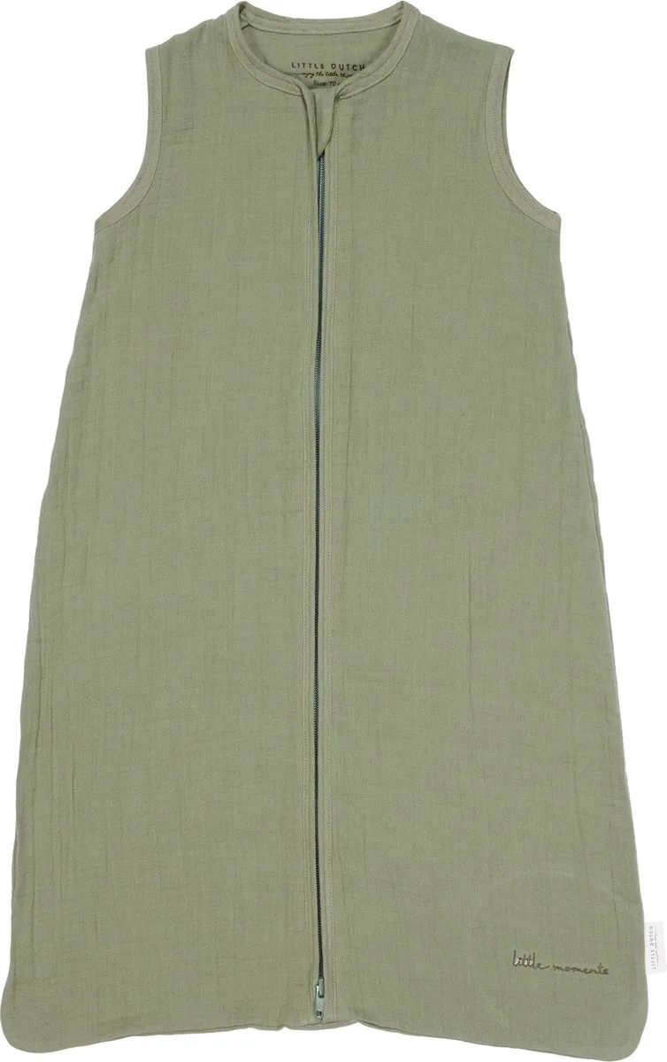 Slaapzak zomer hydrofiel 70 cm - Maat 70 cm - Little Farm de Little Dutch en Vert – photo produit 1 sur 2
