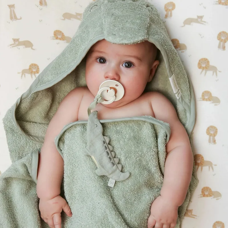 Speendoekje Krokodil de Little Dutch en Groen mint – photo produit 3 sur 3