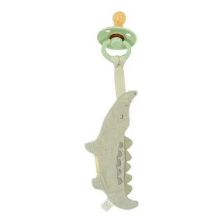 Speendoekje Krokodil de Little Dutch en Groen mint – photo produit 2 sur 3