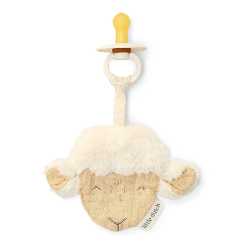 Speendoekje - Little Farm by Little Dutch in White – product photo 2 of 4