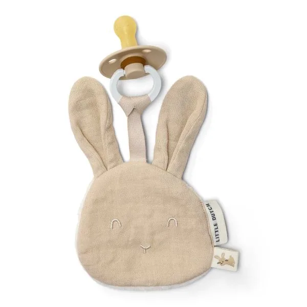 Speendoekje - Newborn Naturals - Baby Bunny de Little Dutch en Beige – photo produit 3 sur 4
